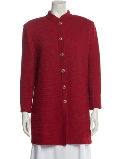 Pre-owned St John Coat In Red