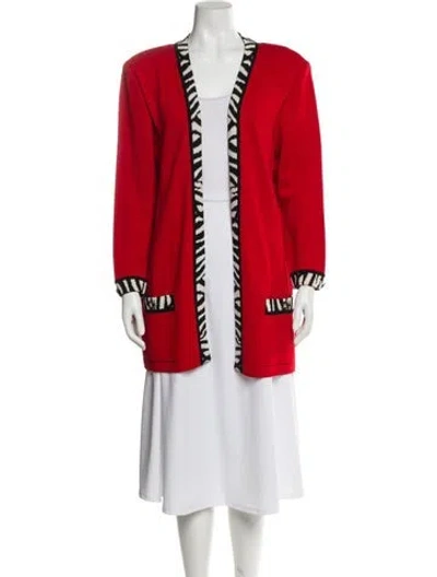 Pre-owned St John Coat In Red