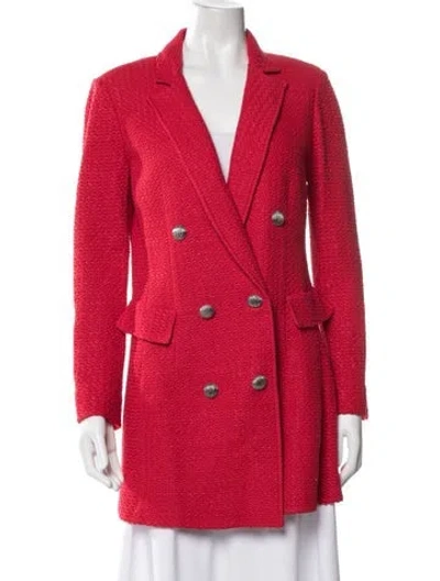 Pre-owned St John Coat In Red