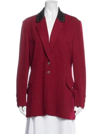 Pre-owned St John Coat In Red