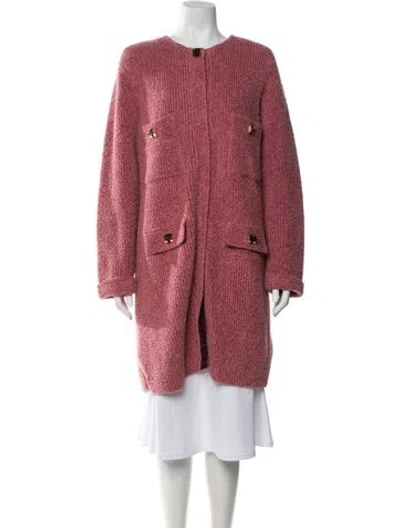 Pre-owned St John Coat In Red