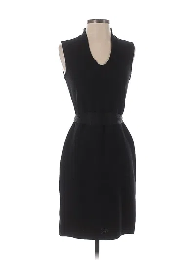 Pre-owned St John Cocktail Dress In Black