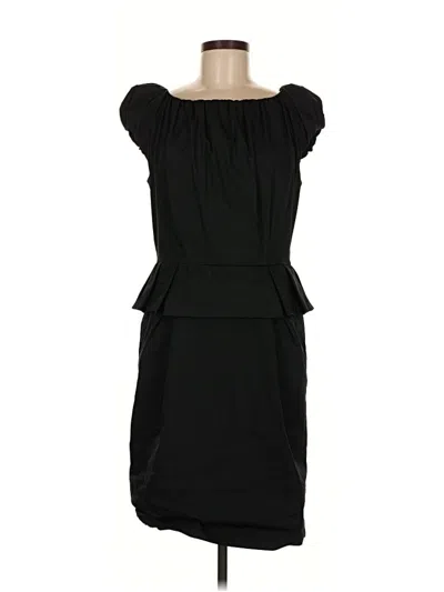 Pre-owned St John Cocktail Dress In Black