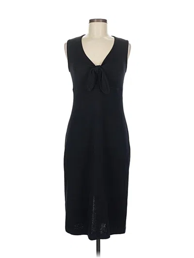 Pre-owned St John Cocktail Dress In Black