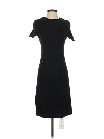 Pre-owned St John Cocktail Dress In Black