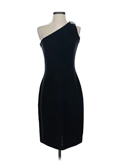 Pre-owned St John Cocktail Dress In Black