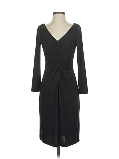 Pre-owned St John Cocktail Dress In Black