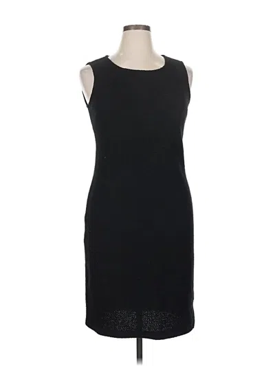 Pre-owned St John Cocktail Dress In Black