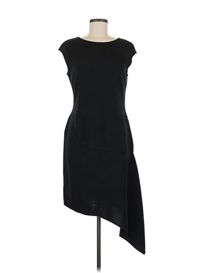 Pre-owned St John Cocktail Dress In Black