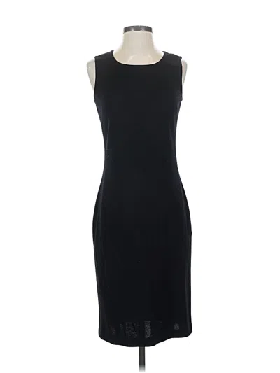 Pre-owned St John Cocktail Dress In Black