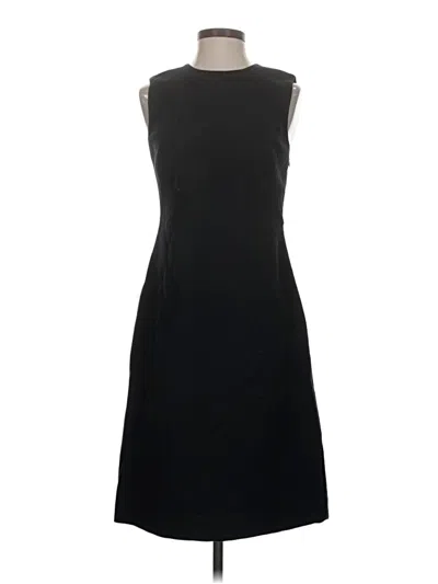 Pre-owned St John Cocktail Dress In Black