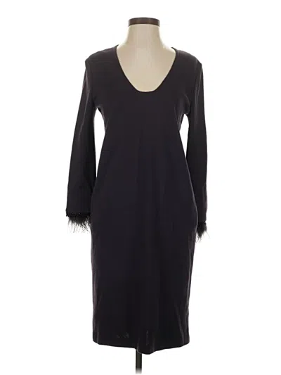 Pre-owned St John Cocktail Dress In Black