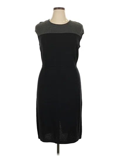Pre-owned St John Cocktail Dress In Black