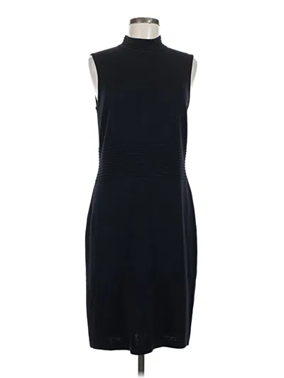 Pre-owned St John Cocktail Dress In Black