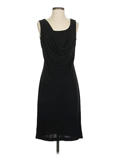 Pre-owned St John Cocktail Dress In Black