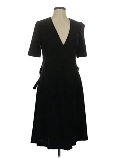 Pre-owned St John Cocktail Dress In Black