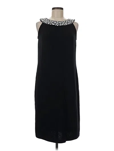 Pre-owned St John Cocktail Dress In Black