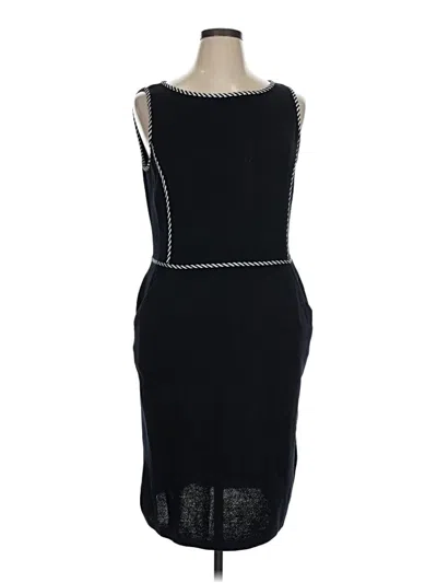 Pre-owned St John Cocktail Dress In Black