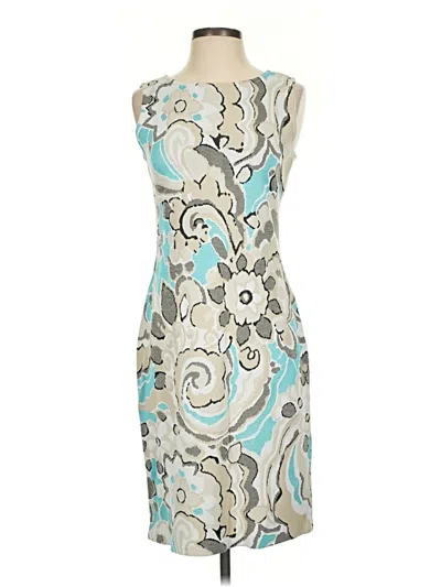 Pre-owned St John Cocktail Dress In Blue