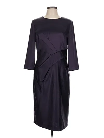 Pre-owned St John Cocktail Dress In Purple