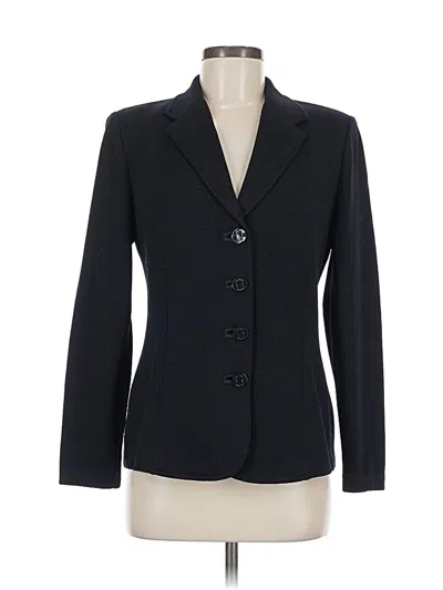 Pre-owned St. John Collection By Marie Gray Blazer Jacket In Black