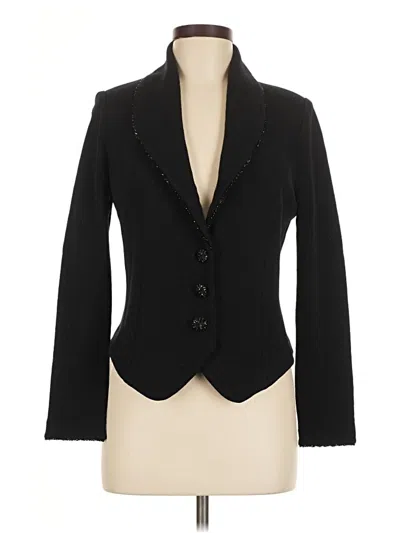 Pre-owned St. John Collection By Marie Gray Blazer Jacket In Black