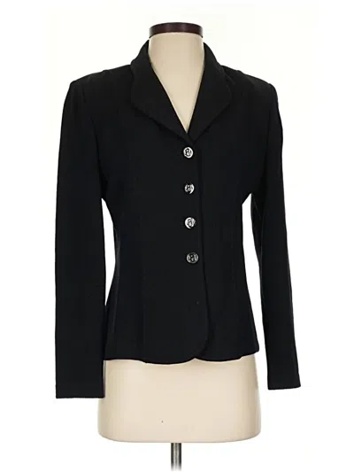 Pre-owned St. John Collection By Marie Gray Blazer Jacket In Black