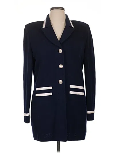 Pre-owned St. John Collection By Marie Gray Blazer Jacket In Blue