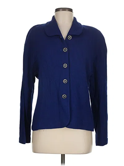 Pre-owned St. John Collection By Marie Gray Blazer Jacket In Blue