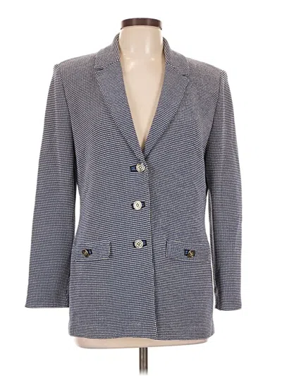 Pre-owned St. John Collection By Marie Gray Blazer Jacket In Gray