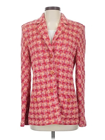 Pre-owned St. John Collection By Marie Gray Blazer Jacket In Pink