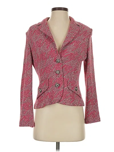 Pre-owned St. John Collection By Marie Gray Blazer Jacket In Pink
