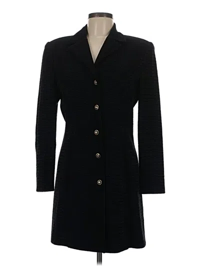 Pre-owned St. John Collection By Marie Gray Cardigan Sweater In Black