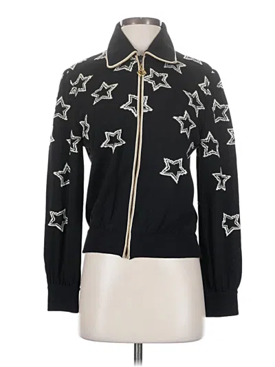 Pre-owned St. John Collection By Marie Gray Cardigan Sweater In Black