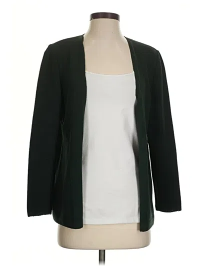 Pre-owned St. John Collection By Marie Gray Cardigan Sweater In Green
