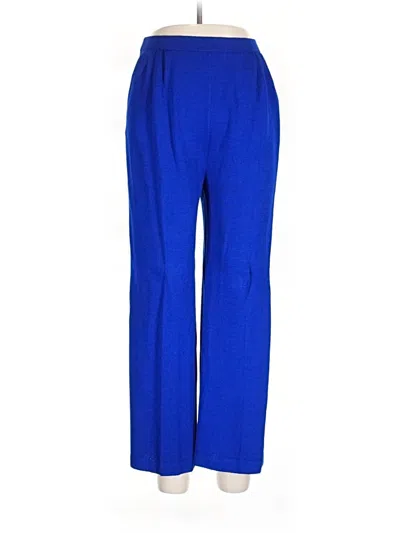 Pre-owned St. John Collection By Marie Gray Casual Pants In Blue