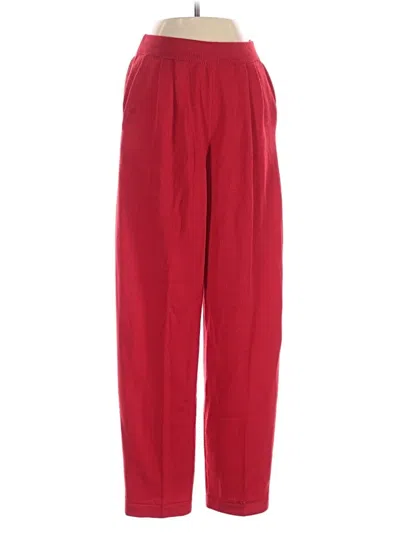 Pre-owned St. John Collection By Marie Gray Casual Pants In Red