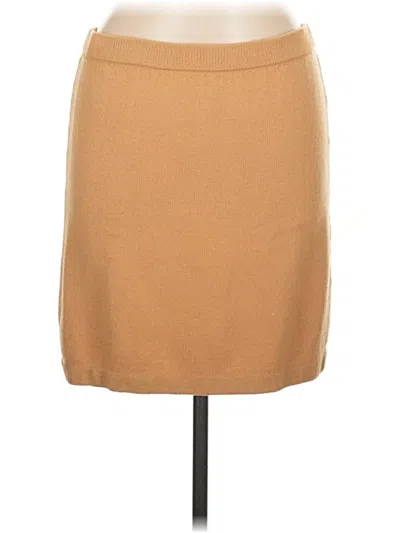 Pre-owned St. John Collection By Marie Gray Casual Skirt In Brown
