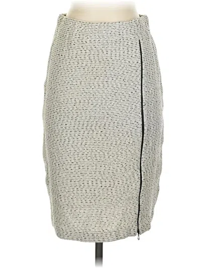 Pre-owned St. John Collection By Marie Gray Casual Skirt In Gray