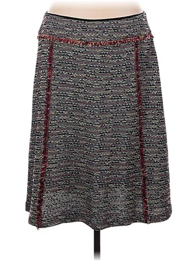 Pre-owned St. John Collection By Marie Gray Casual Skirt In Gray