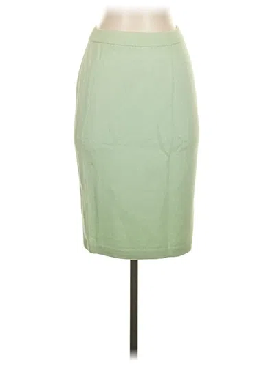 Pre-owned St. John Collection By Marie Gray Casual Skirt In Green