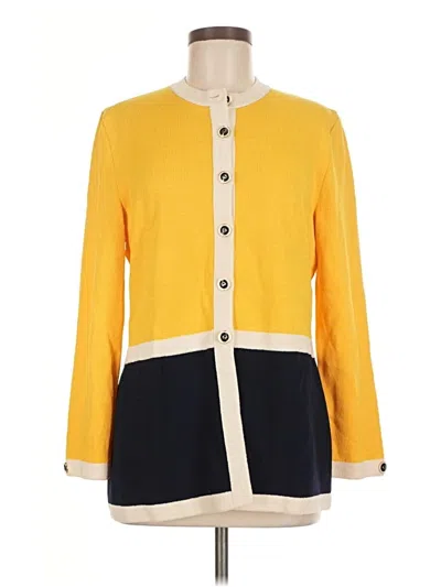 Pre-owned St. John Collection By Marie Gray Coat In Yellow