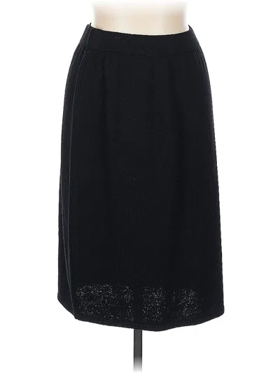 Pre-owned St. John Collection By Marie Gray Formal Skirt In Black