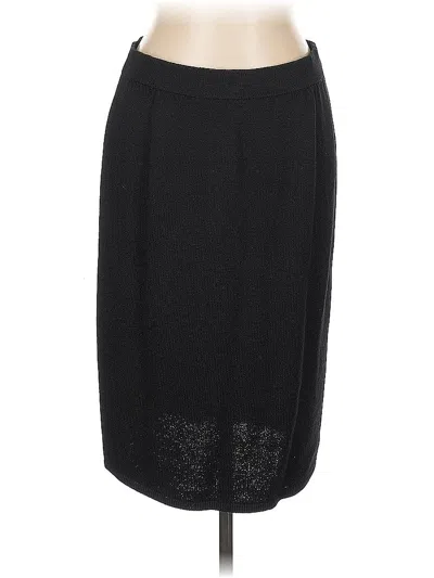 Pre-owned St. John Collection By Marie Gray Formal Skirt In Black