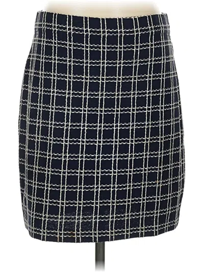 Pre-owned St. John Collection By Marie Gray Formal Skirt In Blue