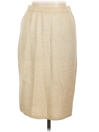Pre-owned St. John Collection By Marie Gray Formal Skirt In Brown