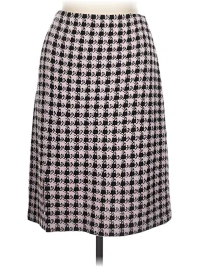 Pre-owned St. John Collection By Marie Gray Formal Skirt In Gray