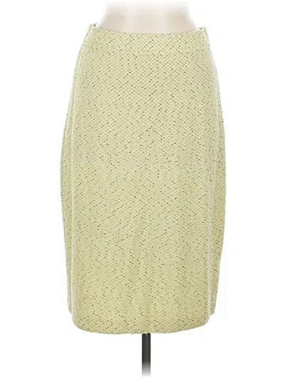 Pre-owned St. John Collection By Marie Gray Formal Skirt In Green