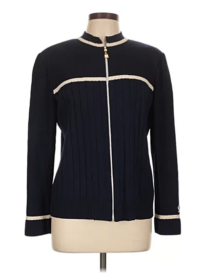 Pre-owned St. John Collection By Marie Gray Jacket In Blue