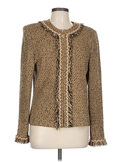 Pre-owned St. John Collection By Marie Gray Jacket In Gold